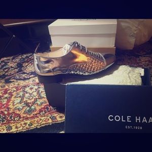 Cole Haan Pewter Oxford